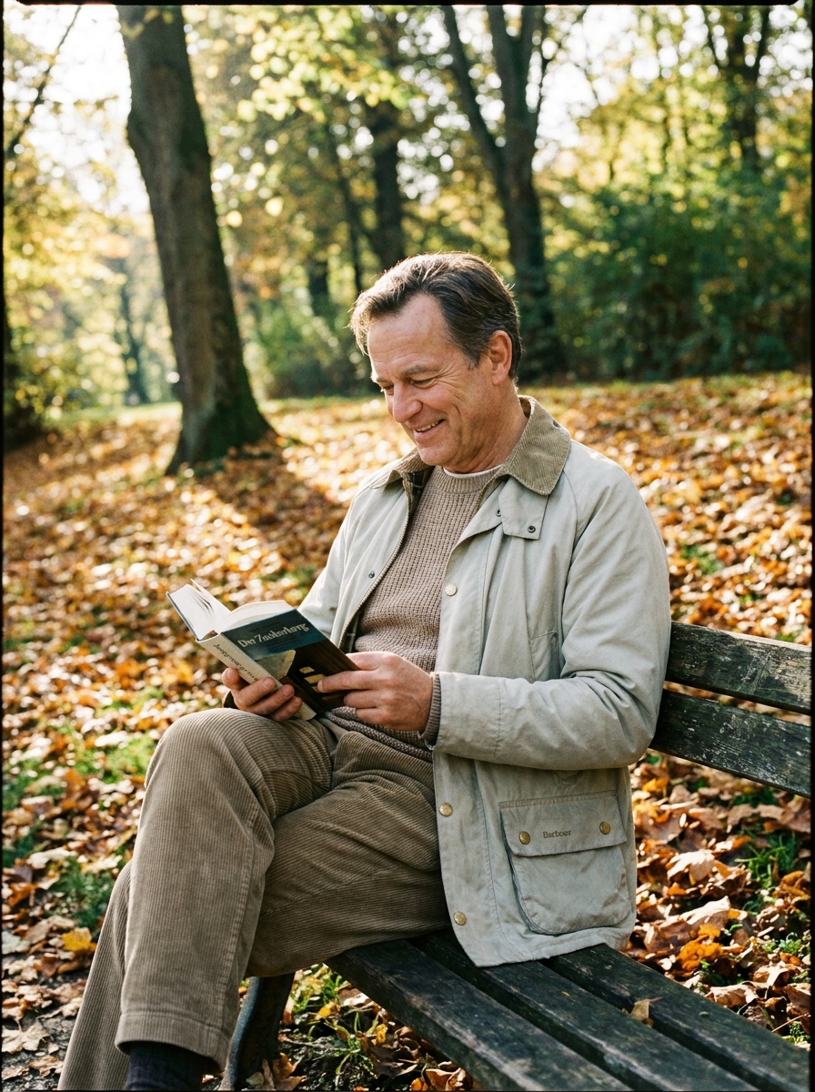Im Park lesen Beispiel