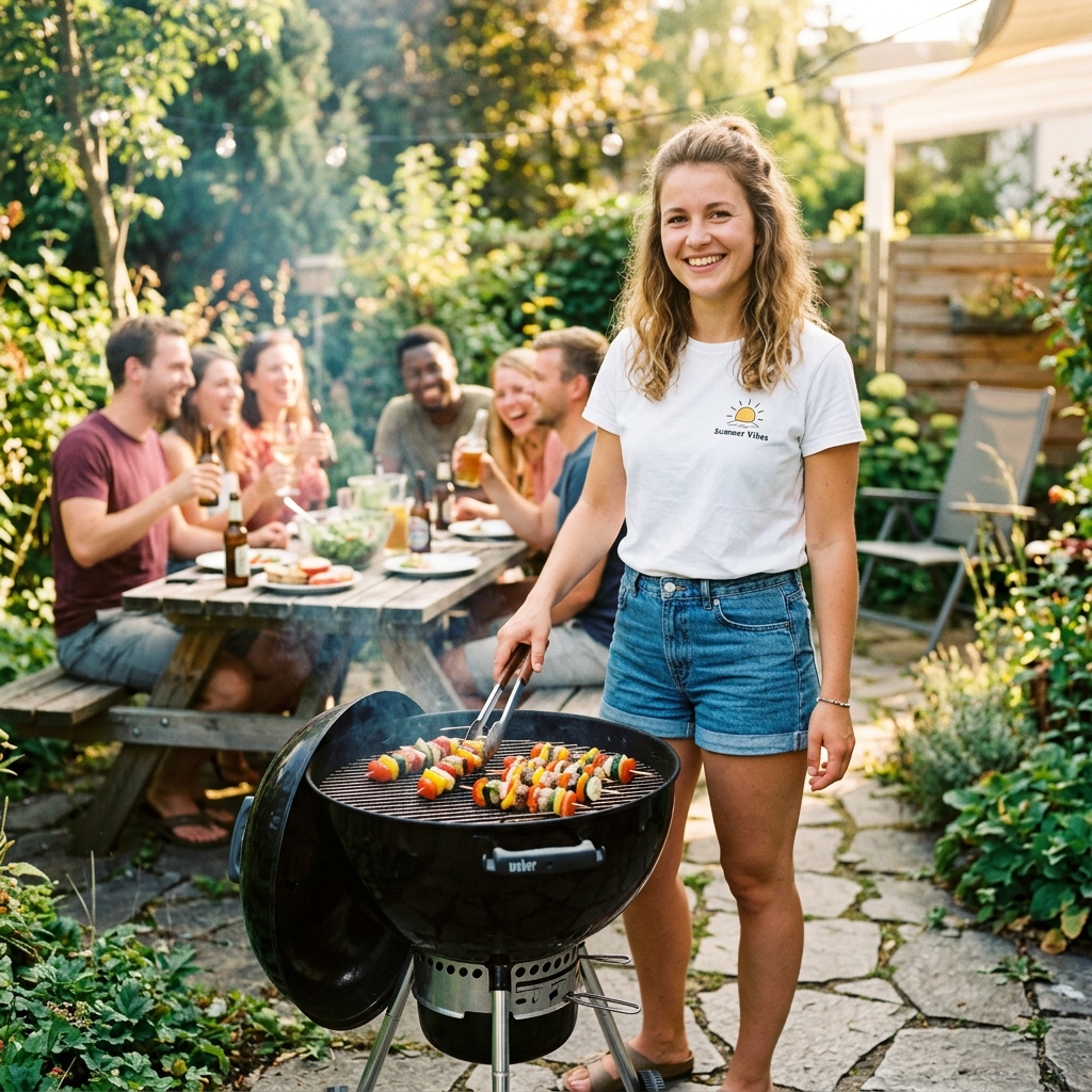 Beim Grillen Beispiel