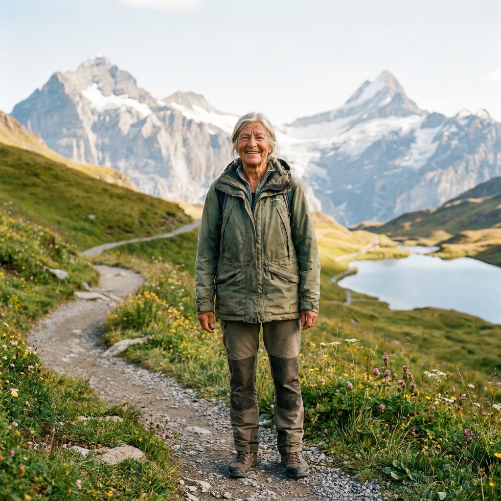 Beim Wandern Beispiel
